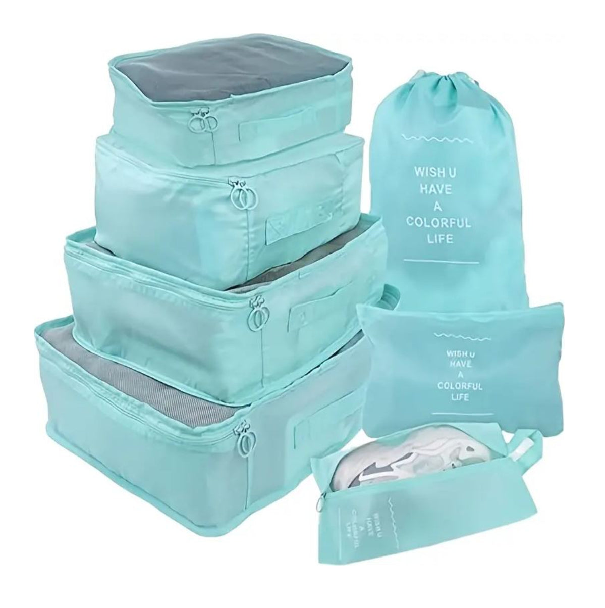 Set Bolsas maleta Viaje 7pcs Organizado