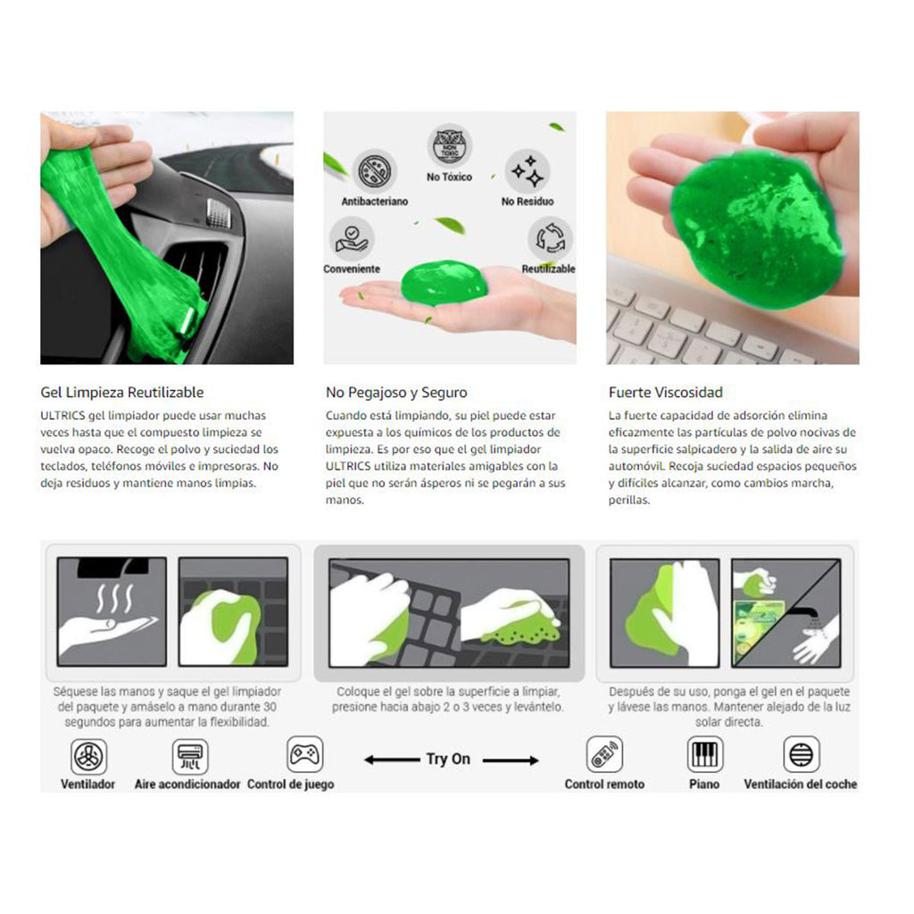 Gel De Limpieza Automóvil teclado