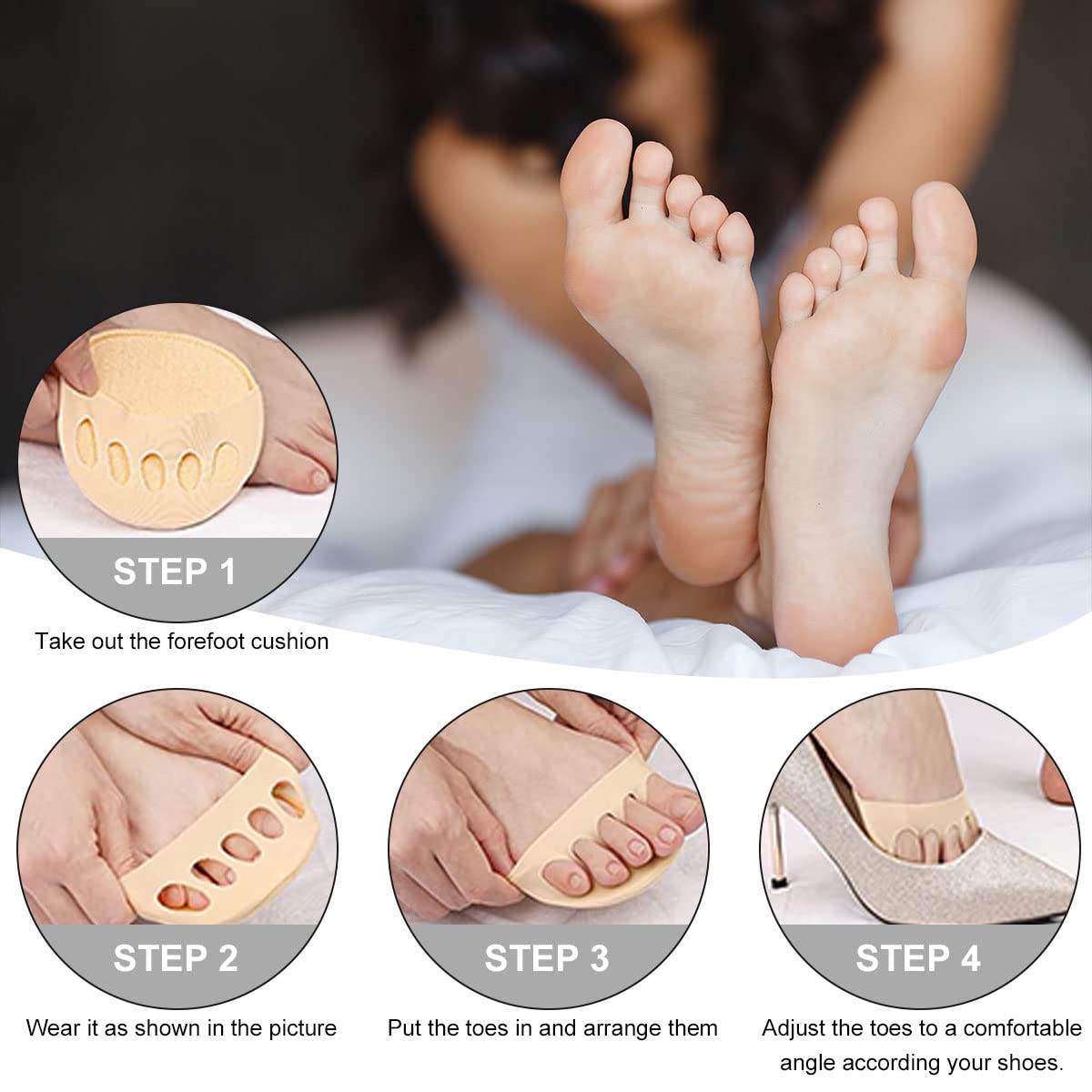 Almohadilla Medias Metatarso Antepie PAR