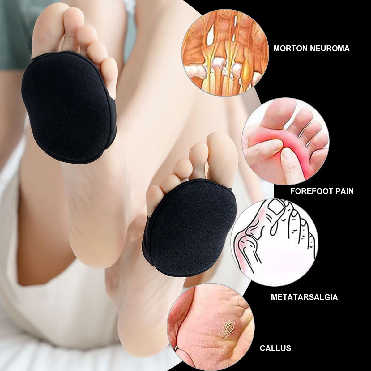 Almohadilla Medias Metatarso Antepie PAR