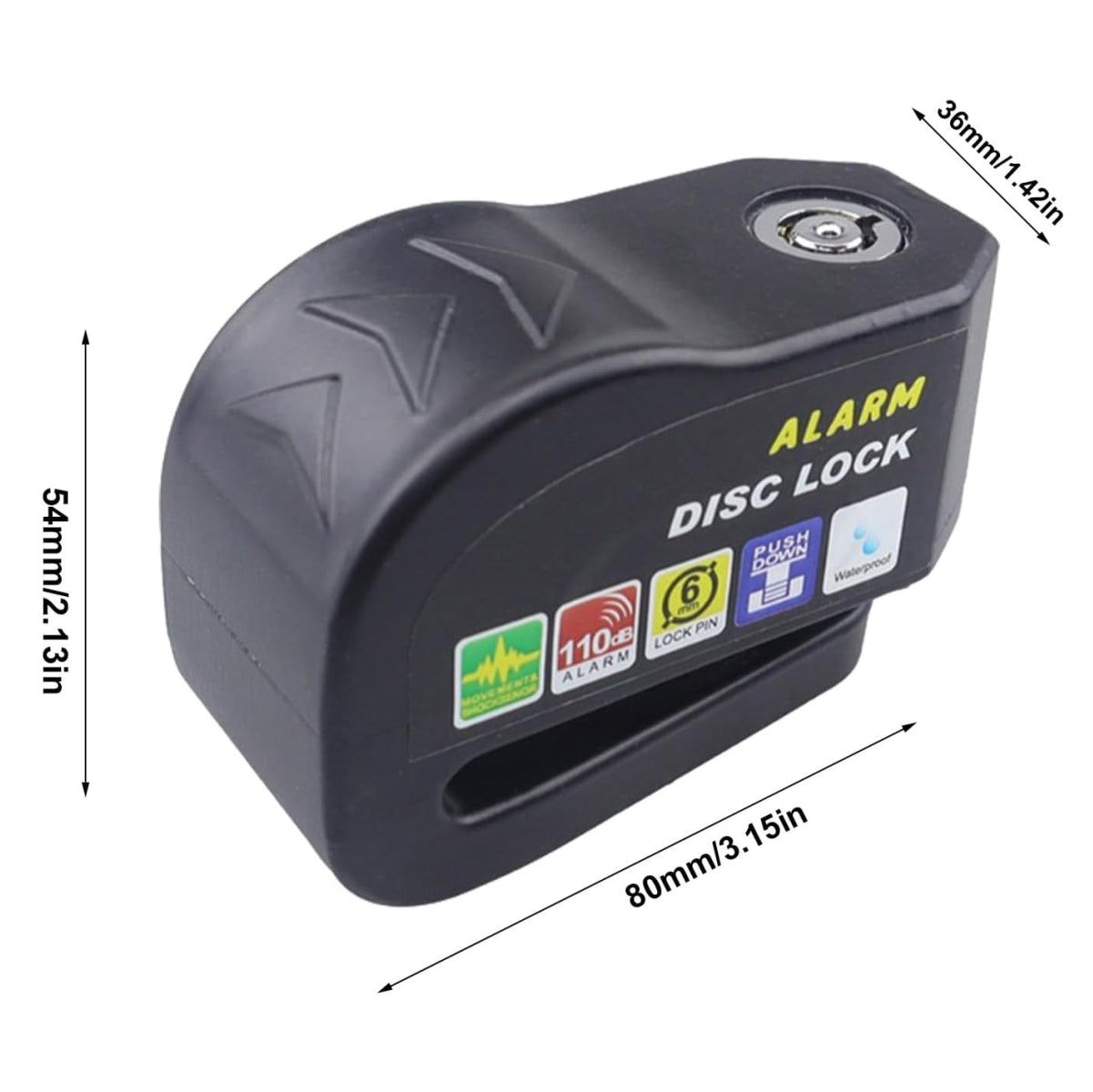 Candado de Freno con Alarma para Moto