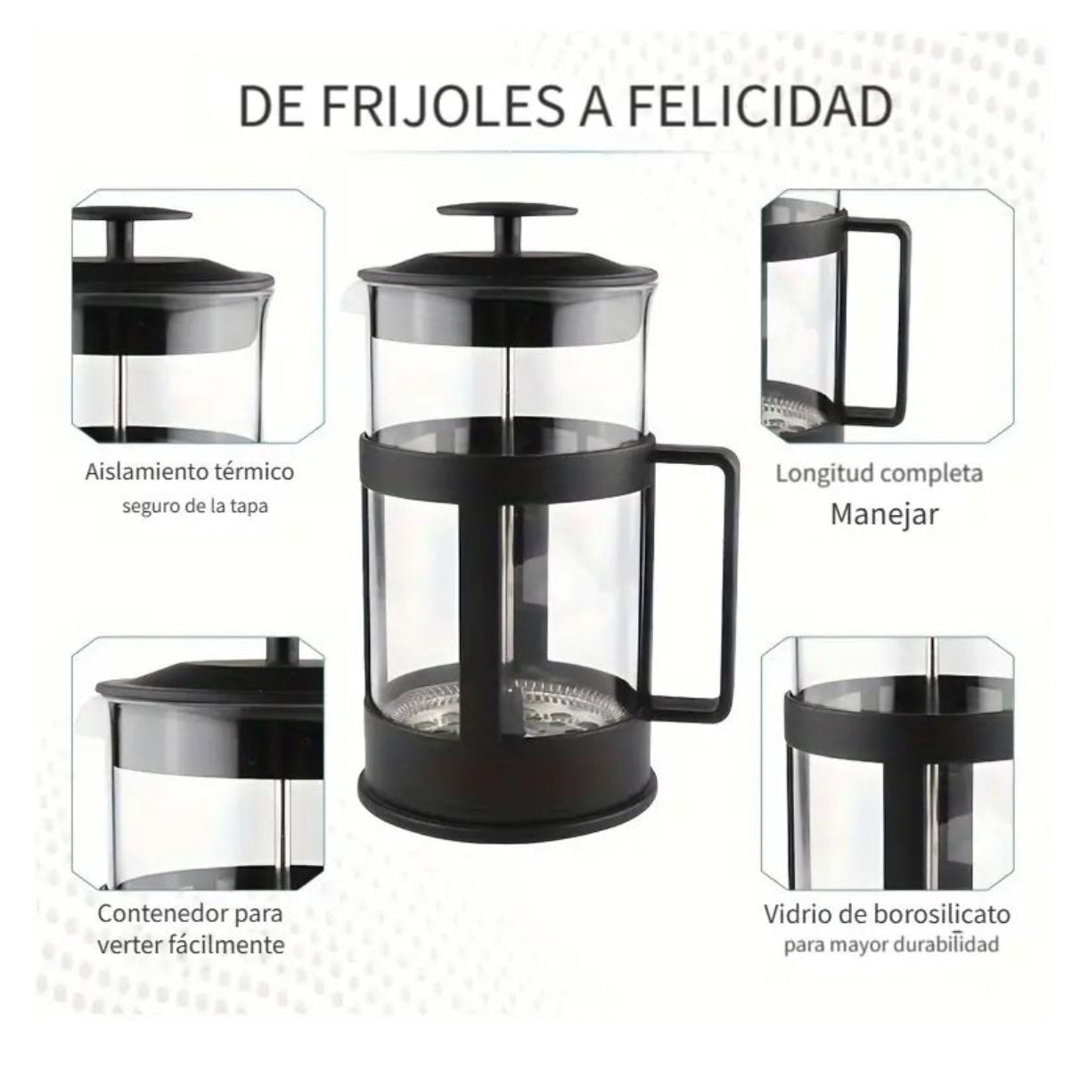Cafetera Prensa Francesa Cafe Te