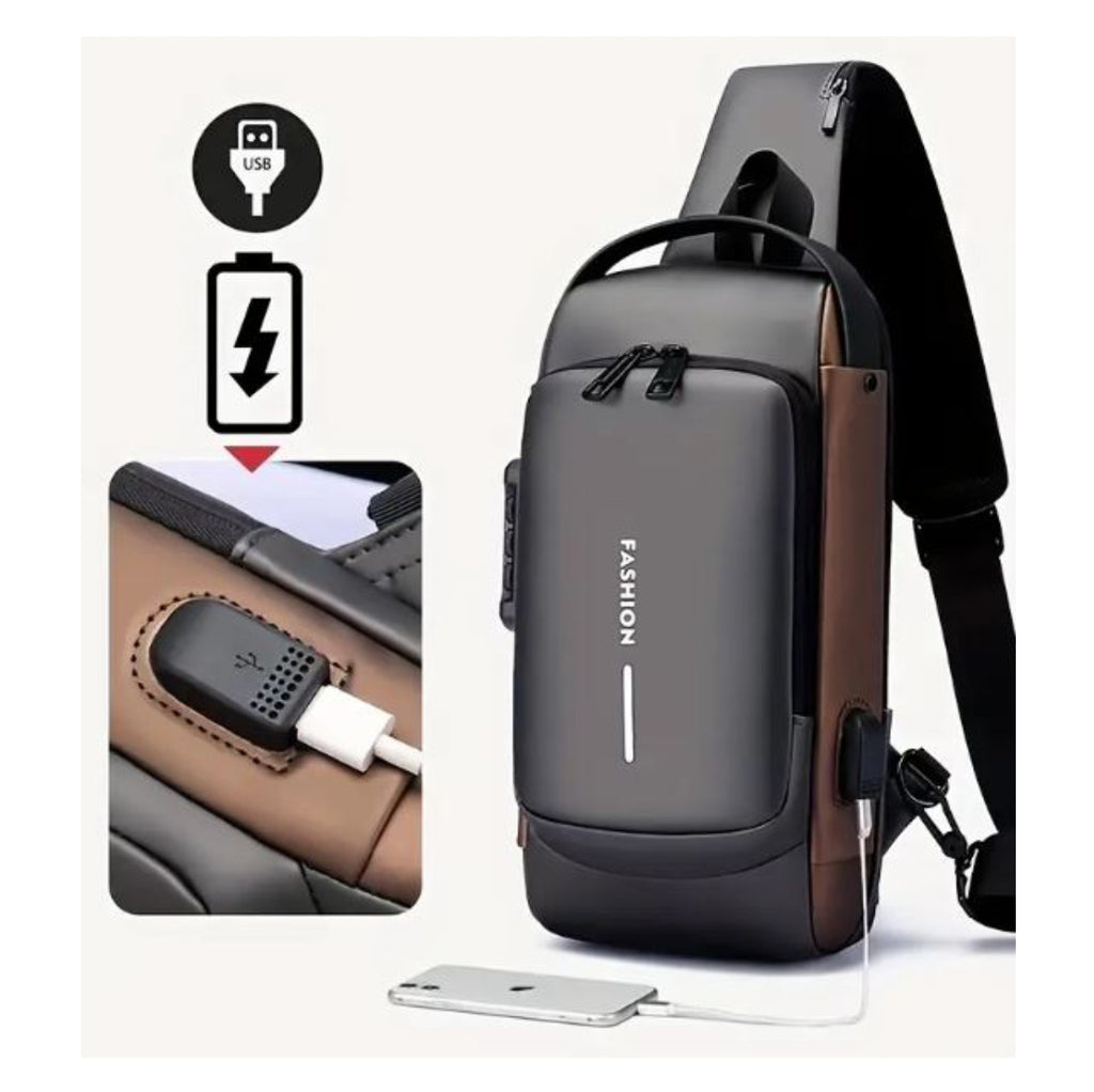 Maleta Antirrobo Puerto Usb Bolso Cruzado