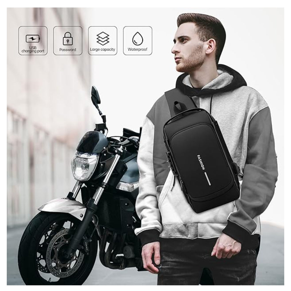 Maleta Antirrobo Puerto Usb Bolso Cruzado