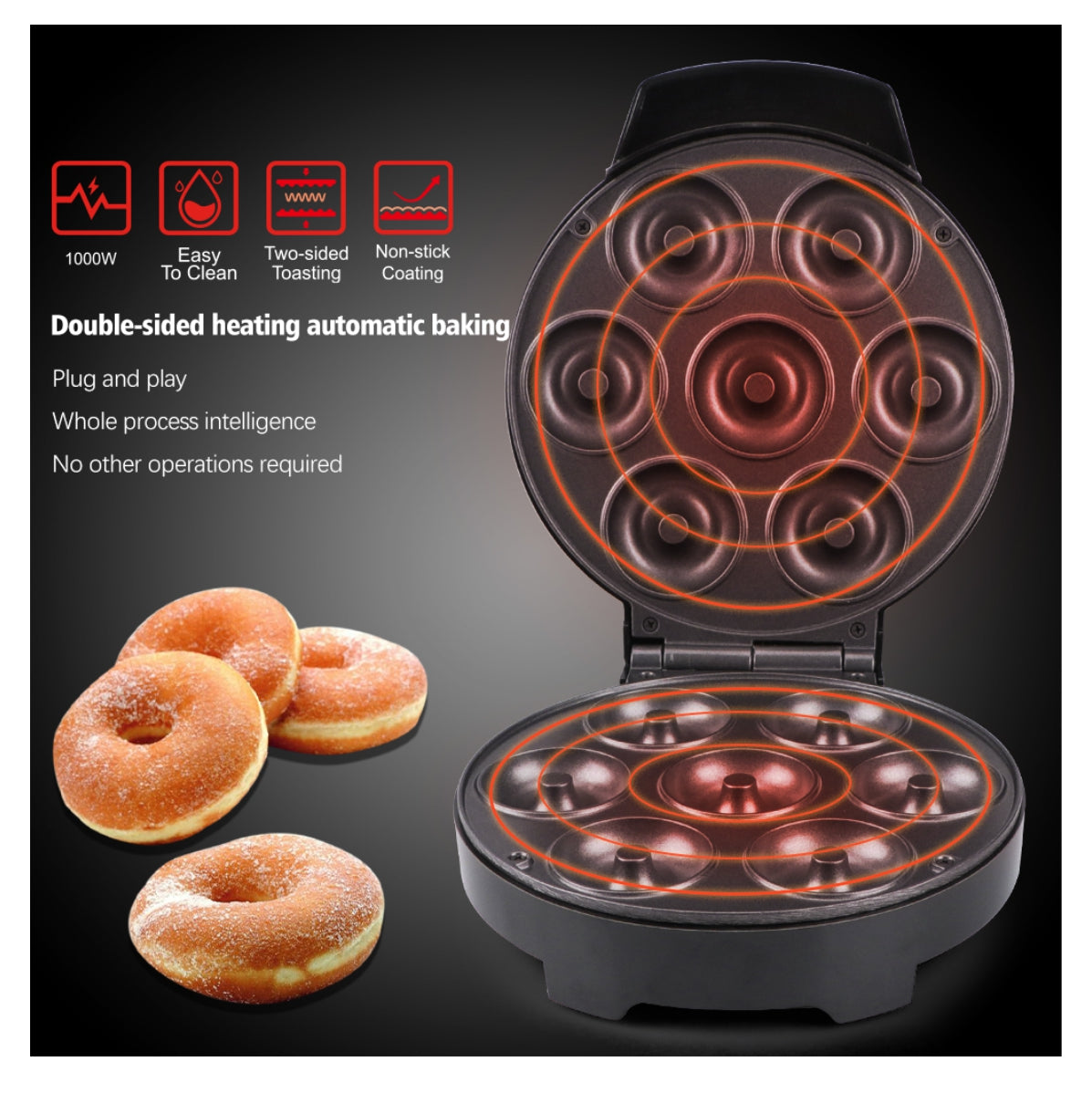 Maquina Para Hacer 7 Mini Dona Rosquilla