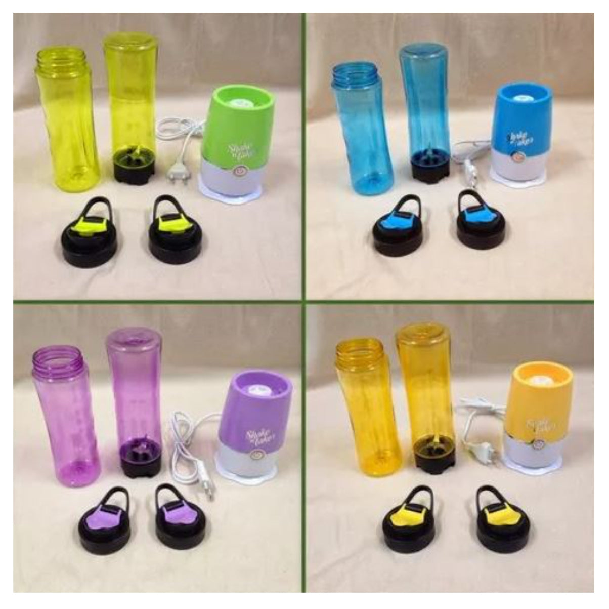 Mini Licuadora Batidos Doble Vaso