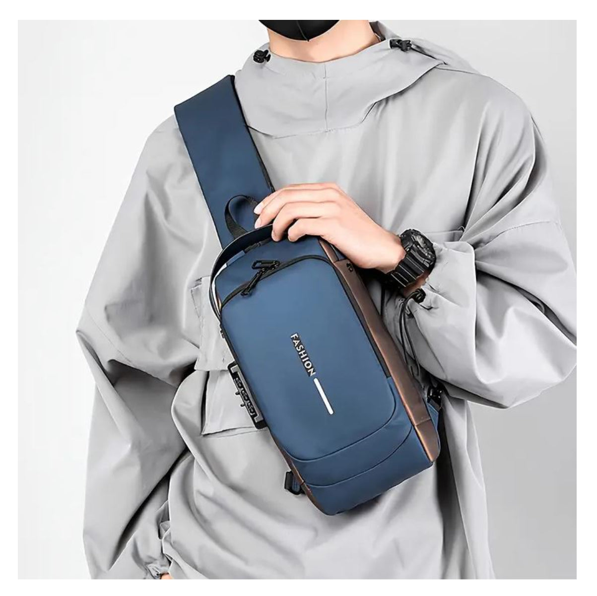 Maleta Antirrobo Puerto Usb Bolso Cruzado