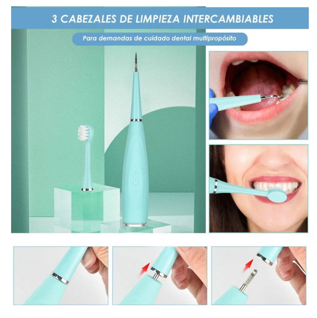 Cepillo De Dientes Eléctrico 3en1 Sarro