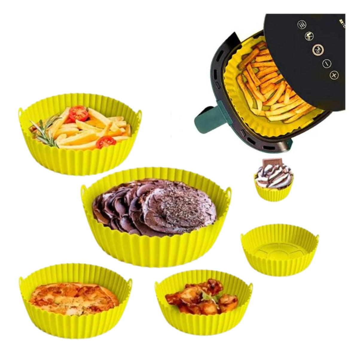 Molde Protector 6 tamaños para Airfryer