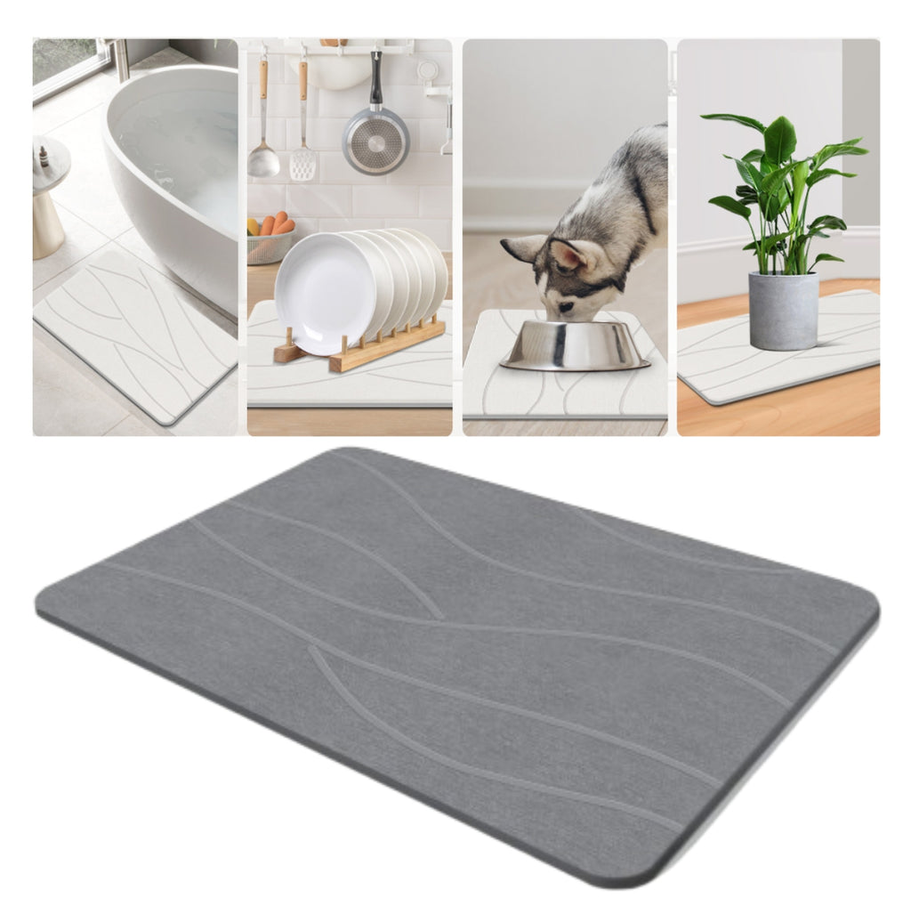 Tapete Piedra diatomita Ultra Absorbente