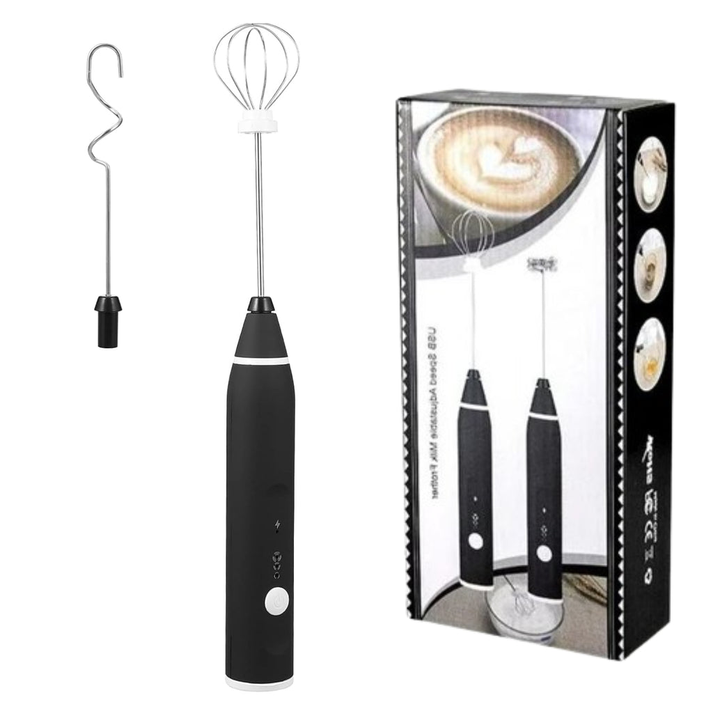 Batidor Espumador Doble Cabezal Recargab