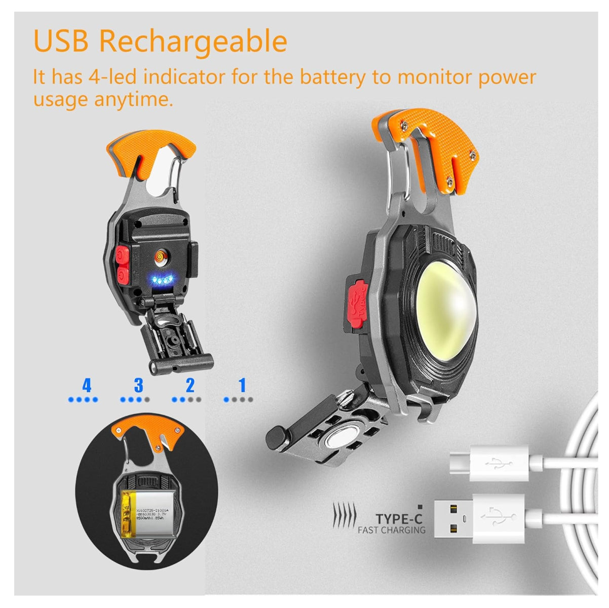 Linterna De Bolsillo encendedor Multiuso