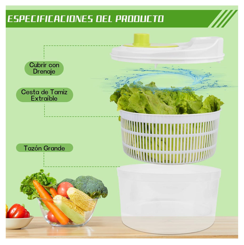 Centrifugador Con Escurridor Verduras