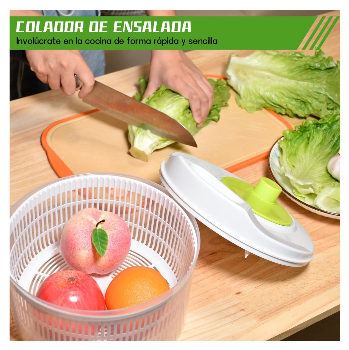 Centrifugador Con Escurridor Verduras