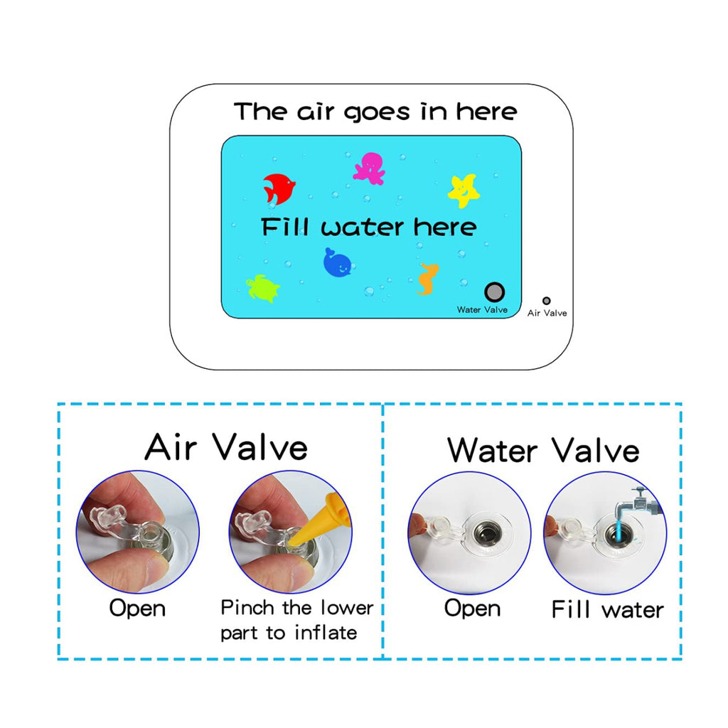 Tapete piscina Sensorial Para Niños bebe