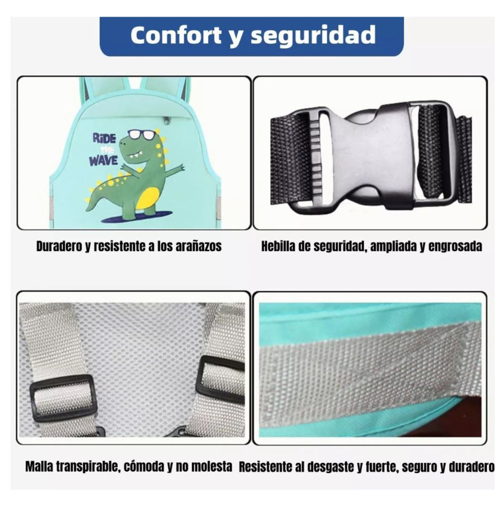 Cinturón Seguridad Moto Ajustable Niños