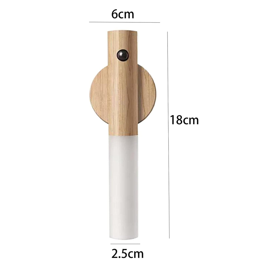 Lampara Magnetica sensor en Madera Vara