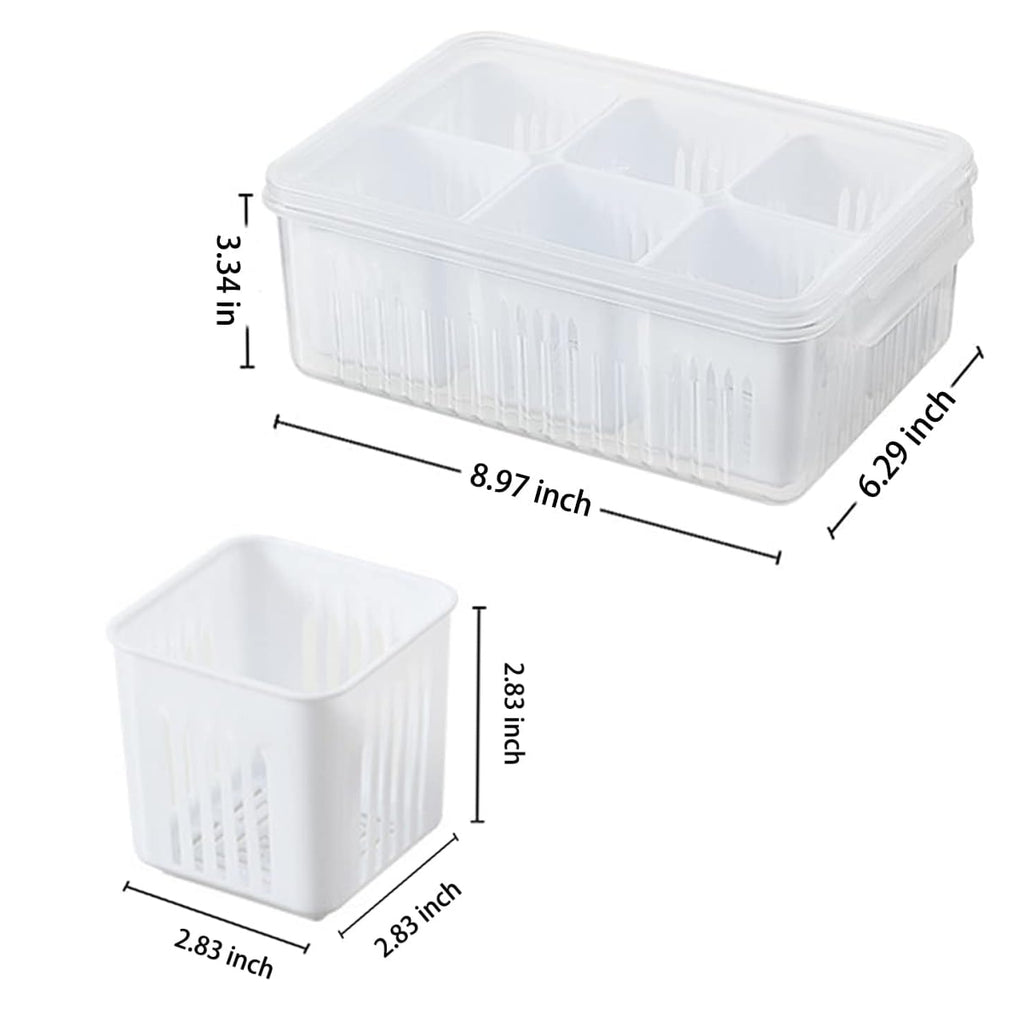 Contenedor y drenaje Hermetico Alimentos