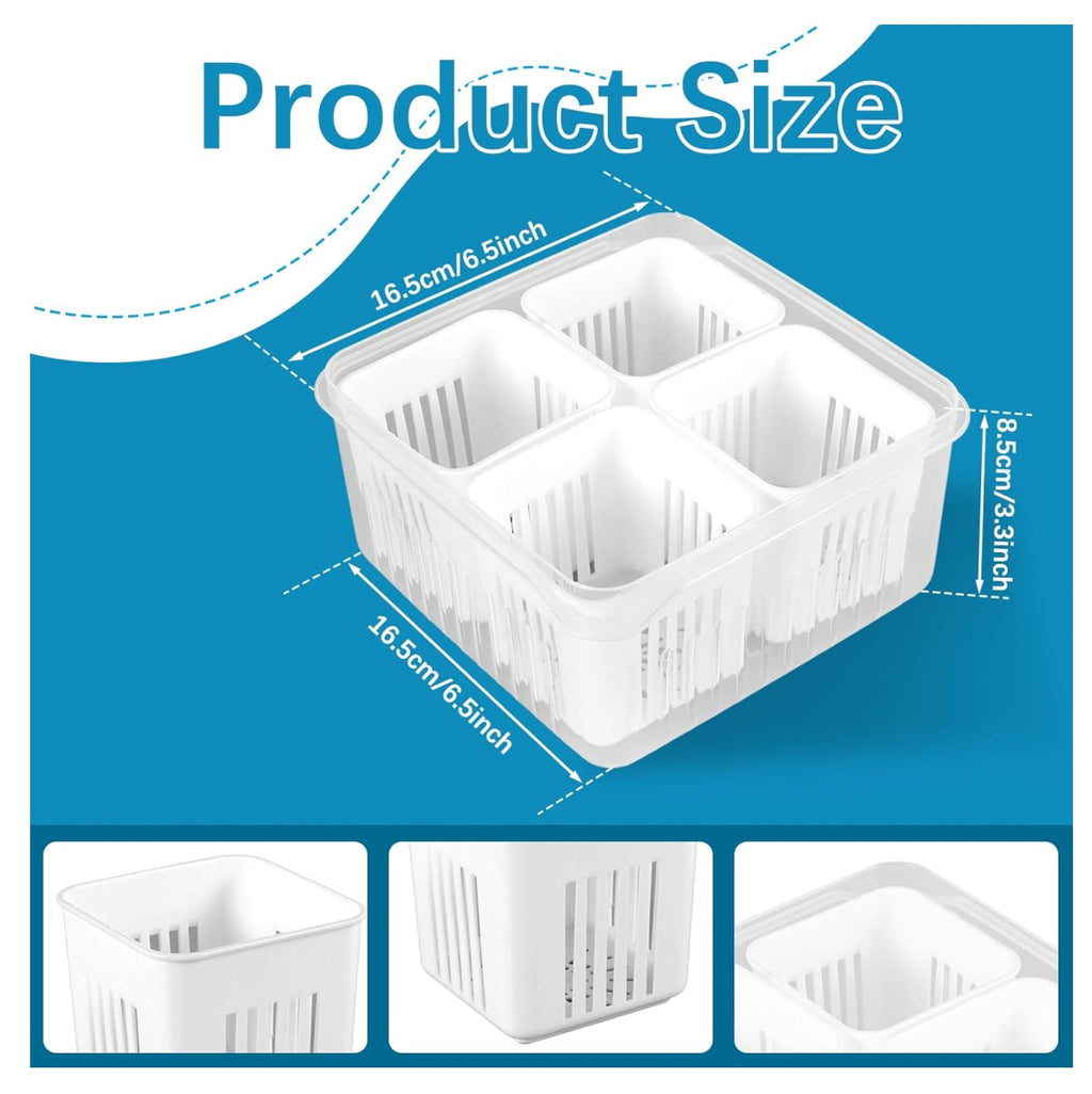 Contenedor y drenaje Hermetico Alimentos