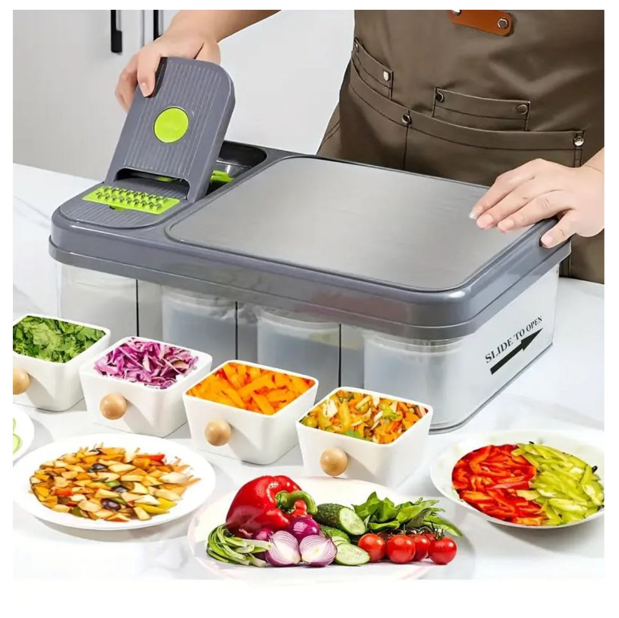 Picador de verduras Mandolina 28 en 1