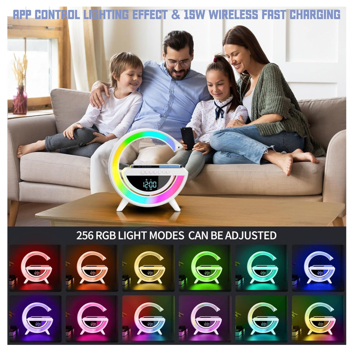 Lampara Cargador Altavoz Tipo G