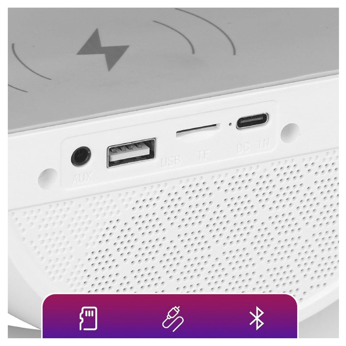 Lampara Cargador Altavoz Tipo G