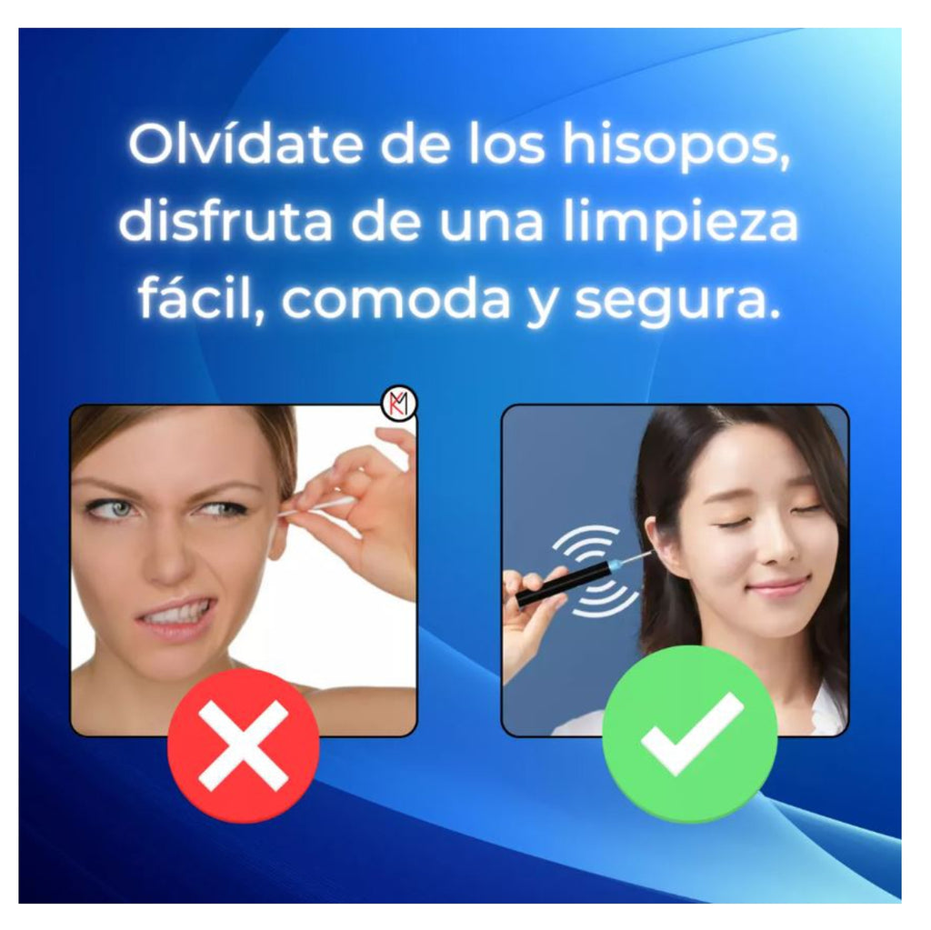 Limpia Oidos Con Cámara Endoscopio Cera