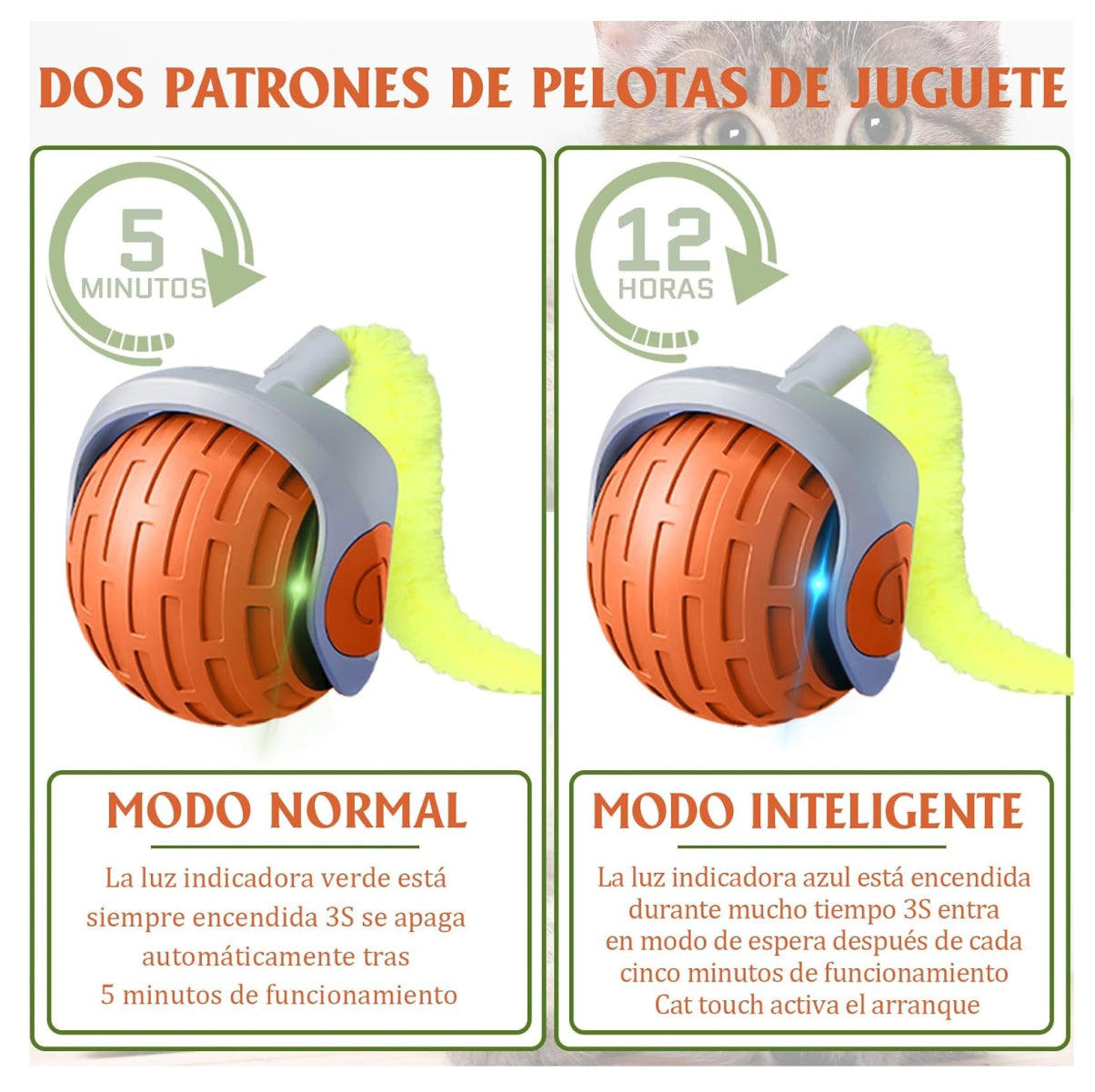 Juguete Pelota Para Gato Dos Velocidades