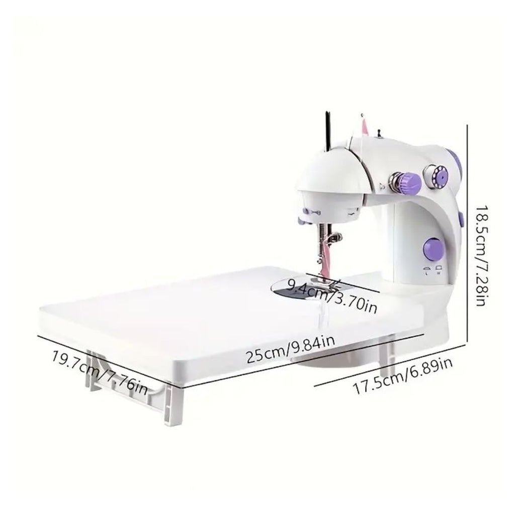 maquina de coser portátil con mesa 4en1