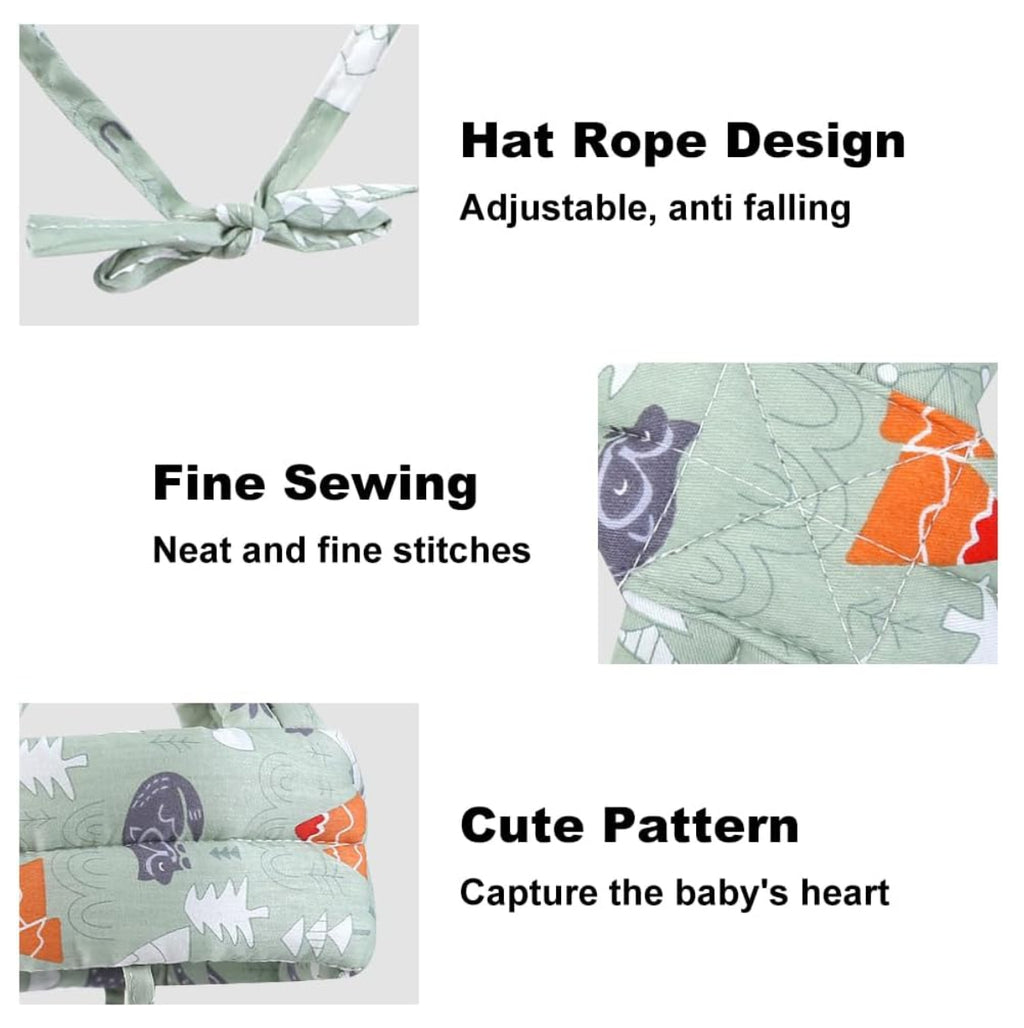 Casco Gorro Antigolpe ajustable Bebe Niños