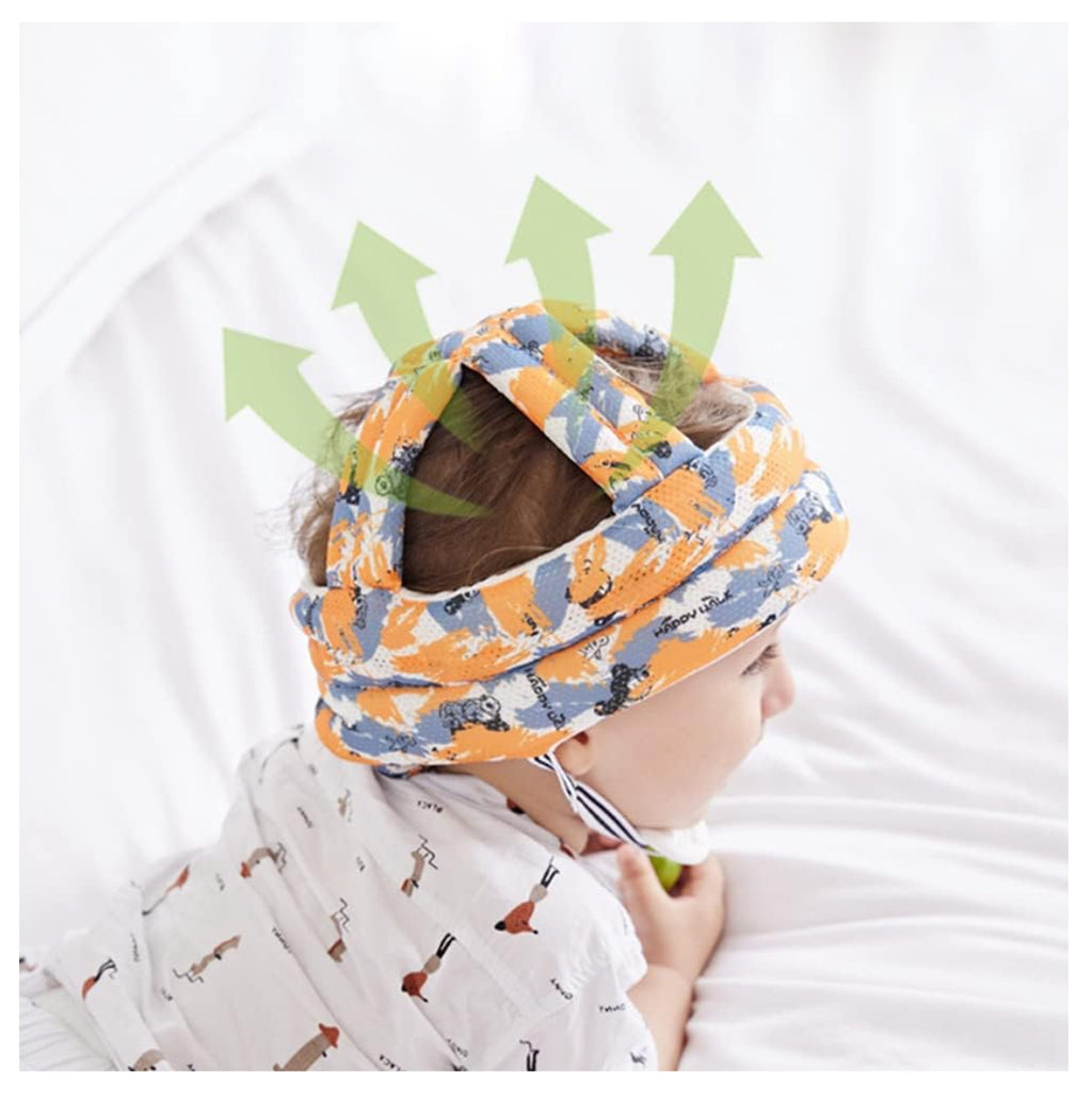 Casco Gorro Antigolpe ajustable Bebe Niños