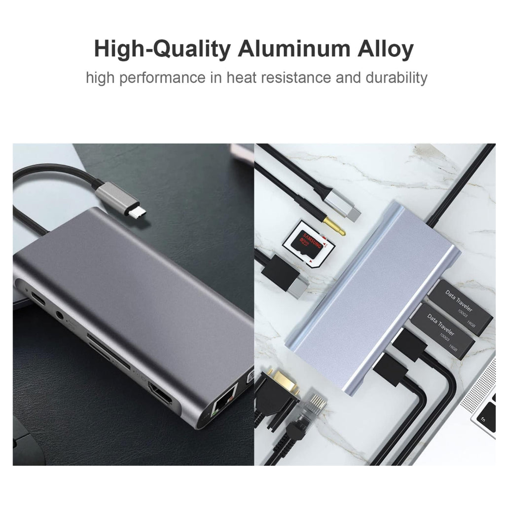 Hub Adaptador MultiPuerto 11 En 1 Usb-c