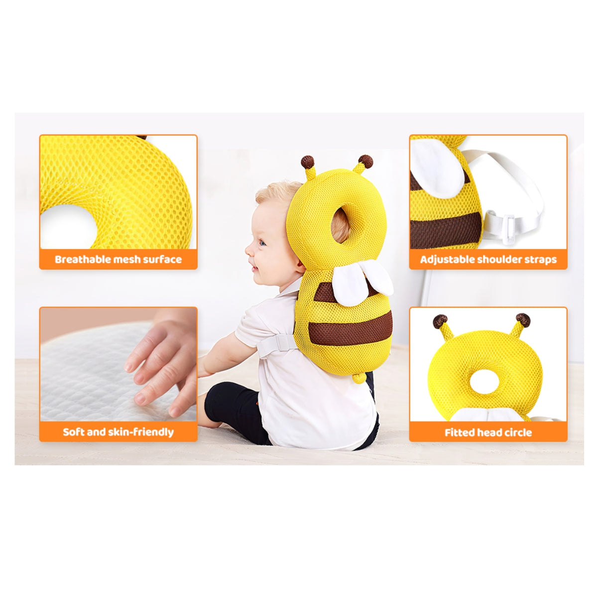 Cojin Mochila Anticaída para Bebe Niños