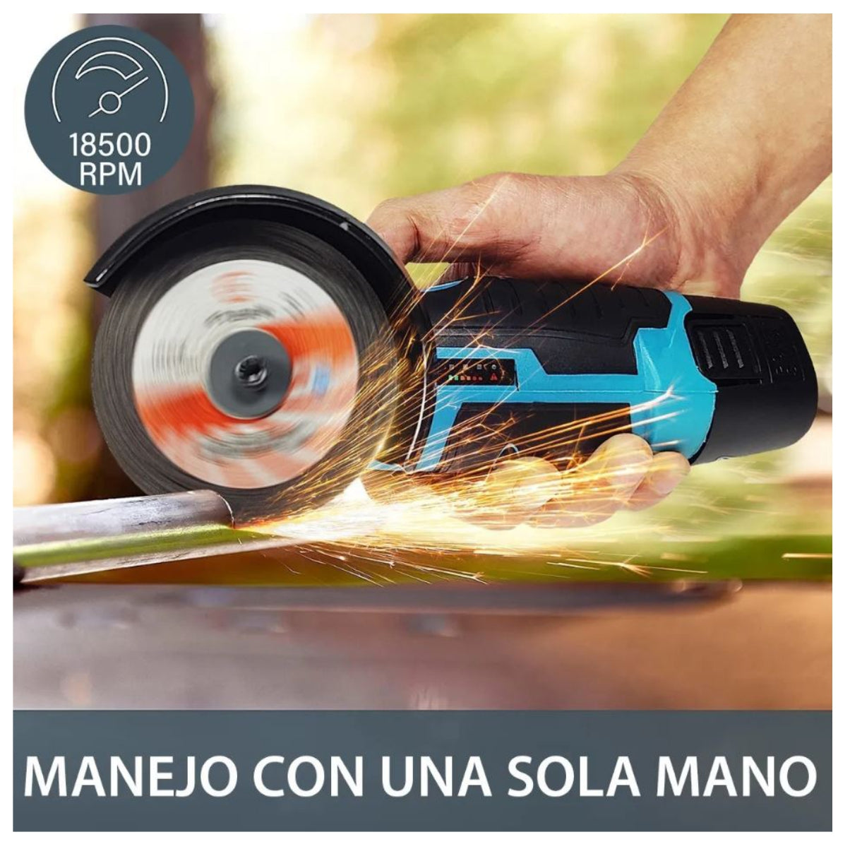 Pulidora inalámbrica 1 batería y Maletin