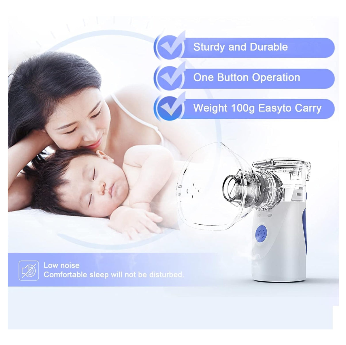 Inhalador nebulizador adultos niños Asma