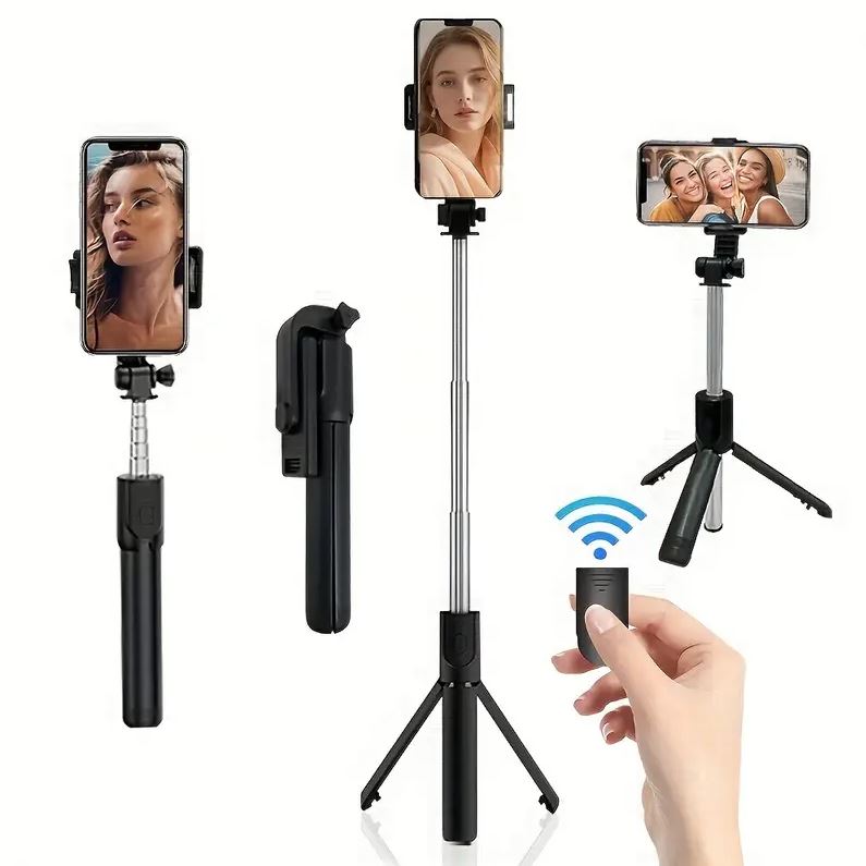 Palo Selfi Trípode 3 En 1 Multifunción