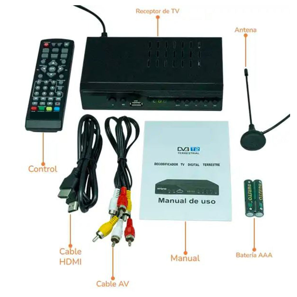 TDT Decodificador Digital Terrestre tv