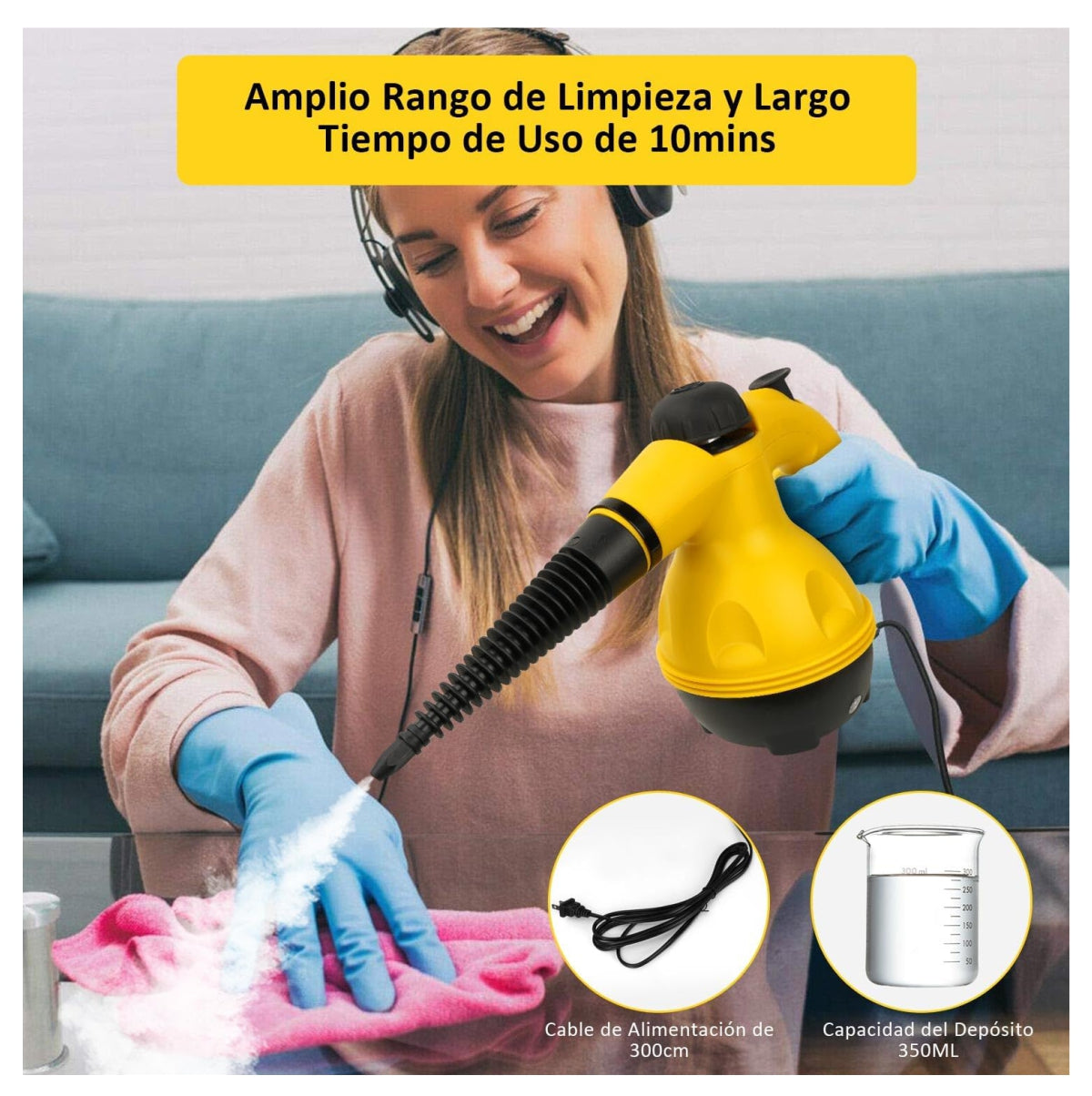 Pistola a Vapor Para limpieza Accesorios