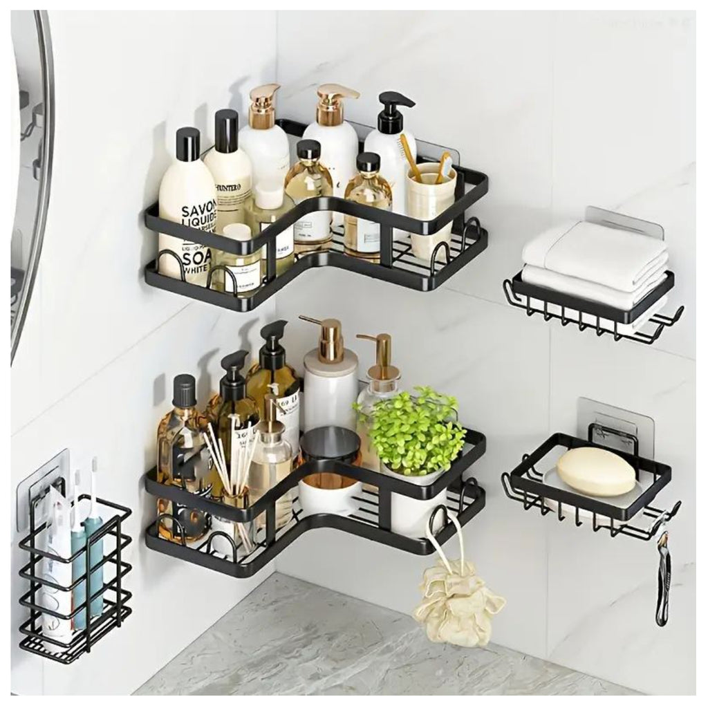 Organizador Adhesivo Baño 5pcs Esquinero