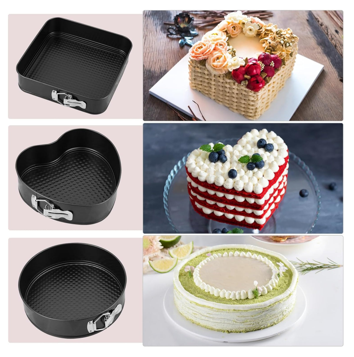 Molde Para Pasteles Desmontable combox3