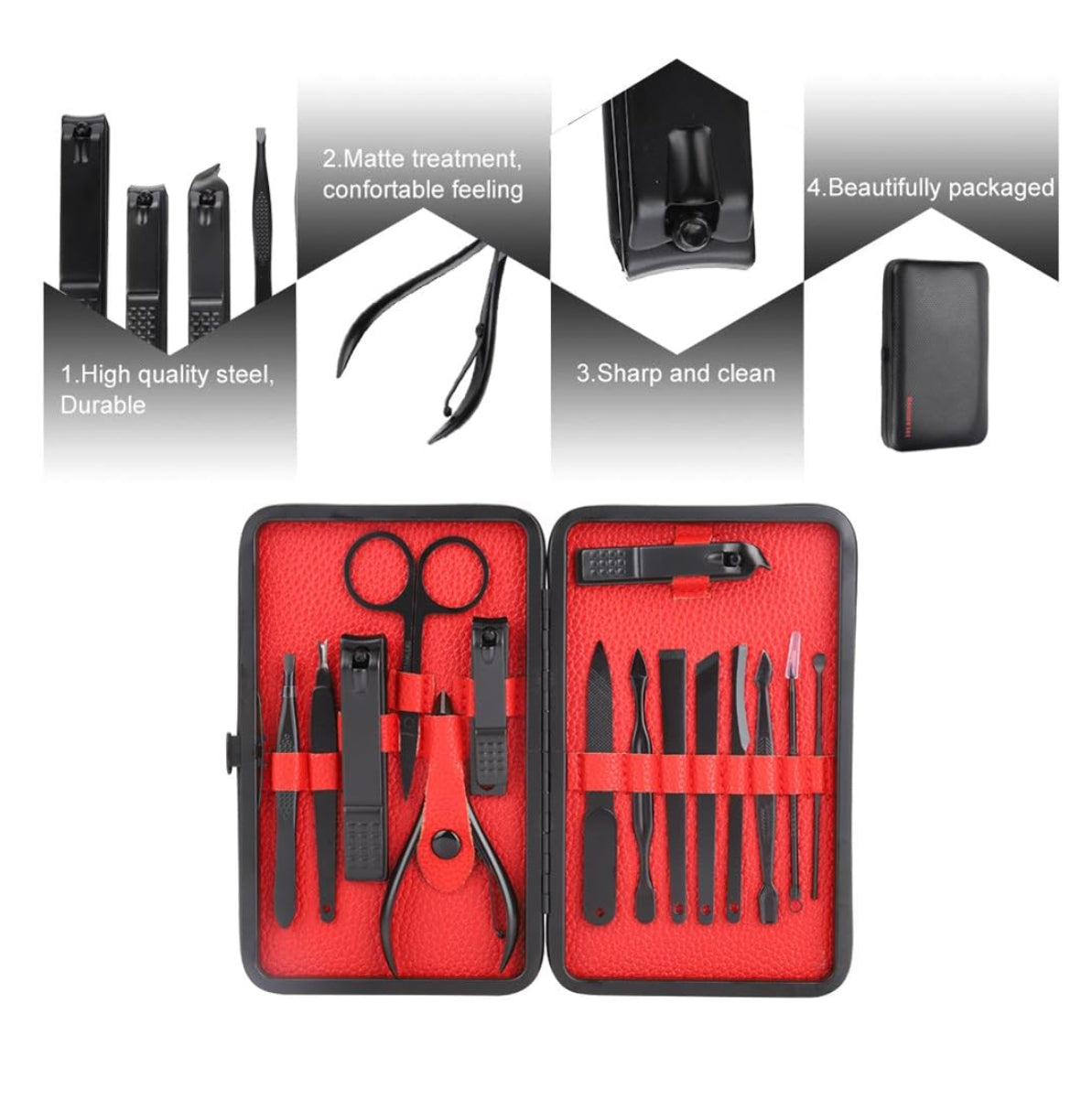 Medias Hidratante mas Kit Manicura 18pcs