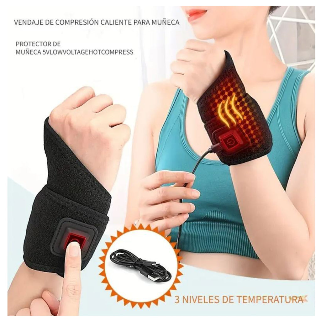 Muñequera Electrica termica 3 niveles