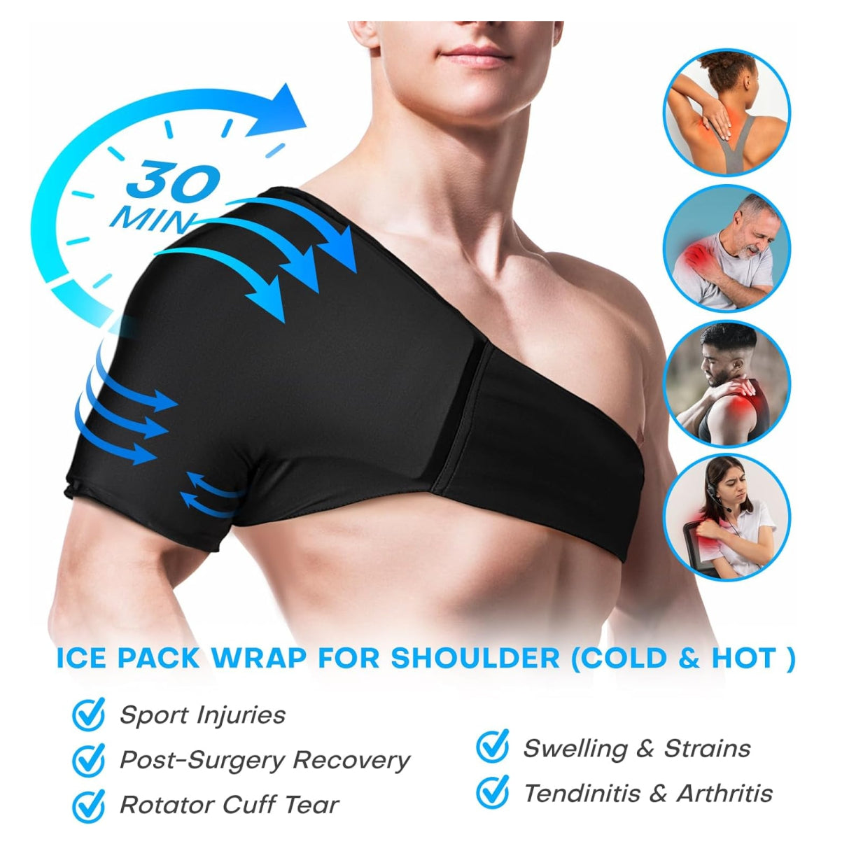 Hombrera Gel Soporte De Hombro y brazo