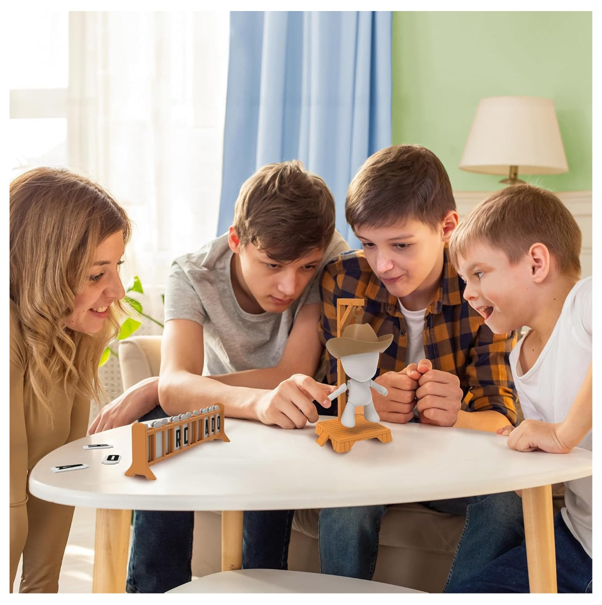 Juego Clasico Ahorcado 3d Fosforescente