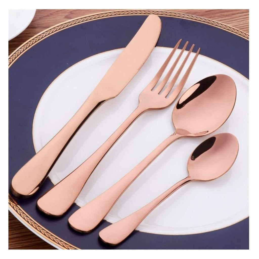 Cubiertos 24 Piezas De Lujo Acero Inoxid