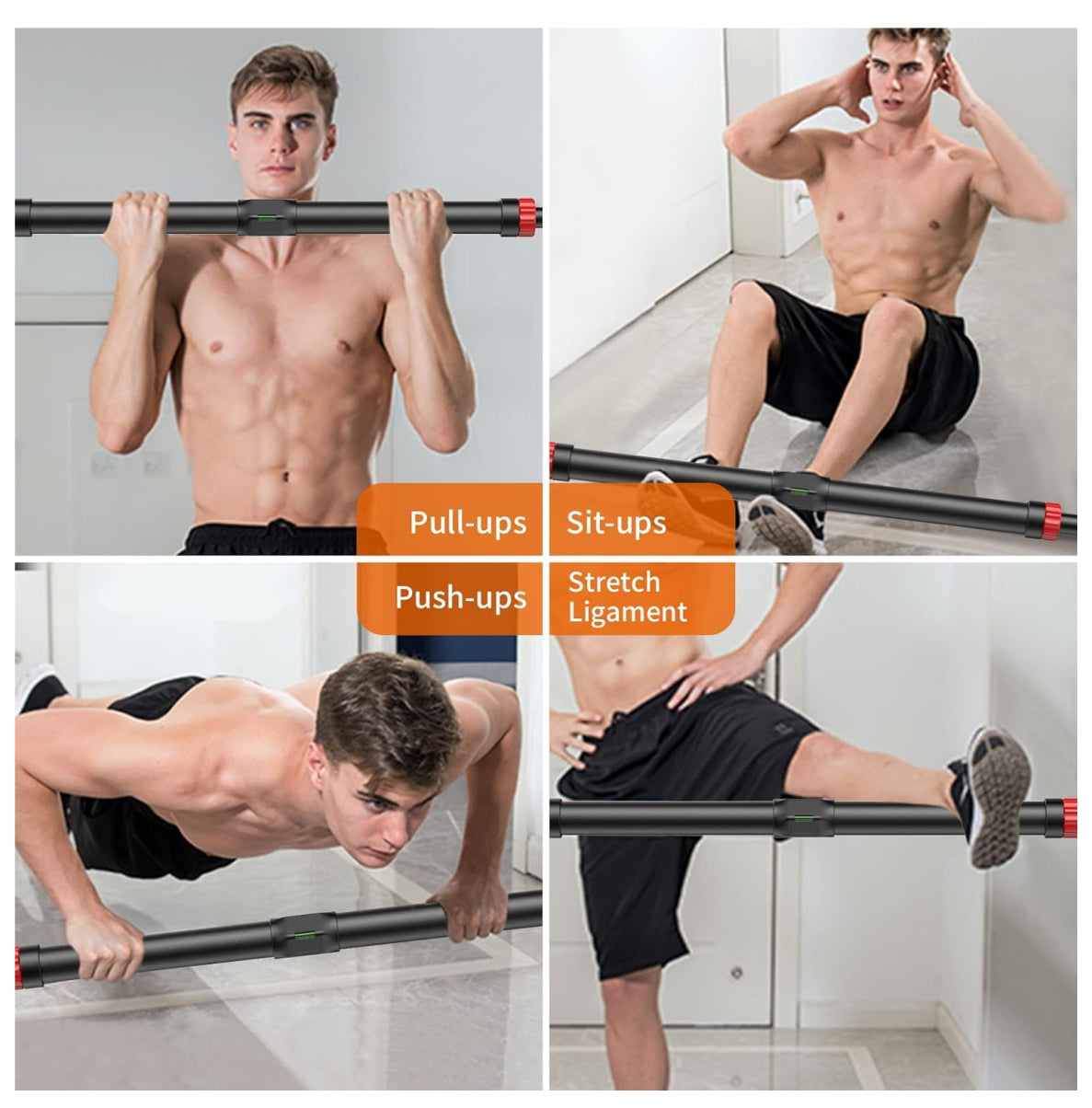 Barra ajustable entrenamiento dominadas