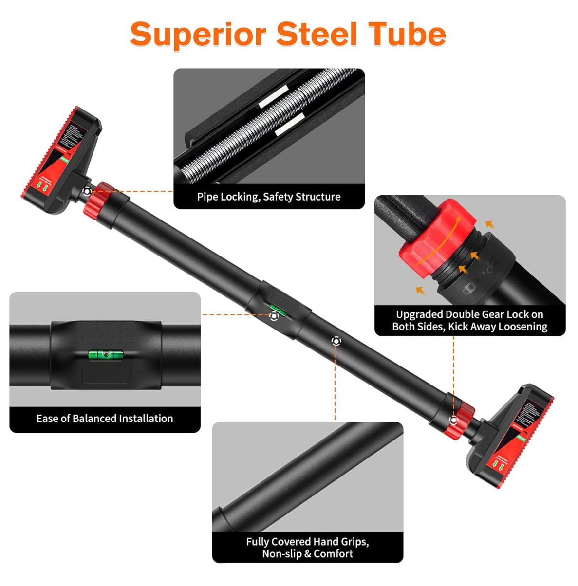 Barra ajustable entrenamiento dominadas