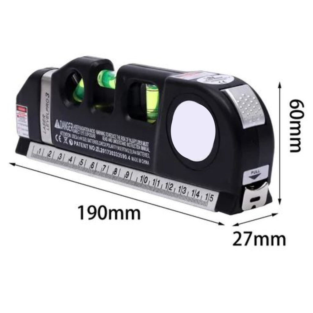 Nivel laser línea de cinta métrica