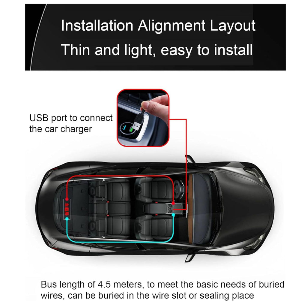 Letrero LED Programable RGB 25cmx10cm