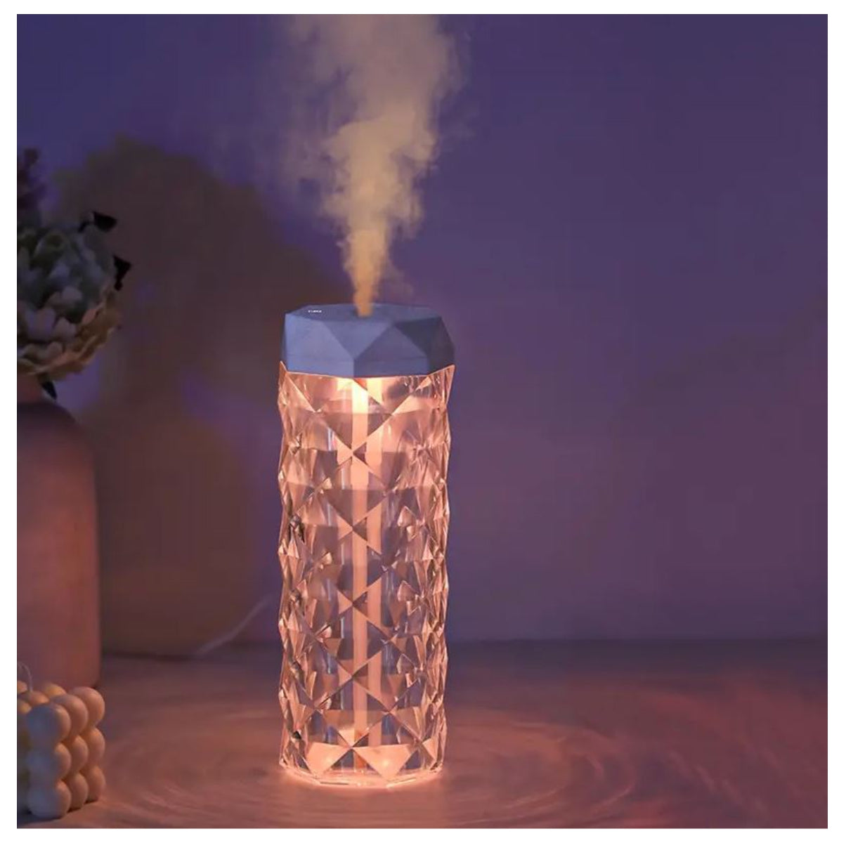 Lampara RGB Humificador Cristal